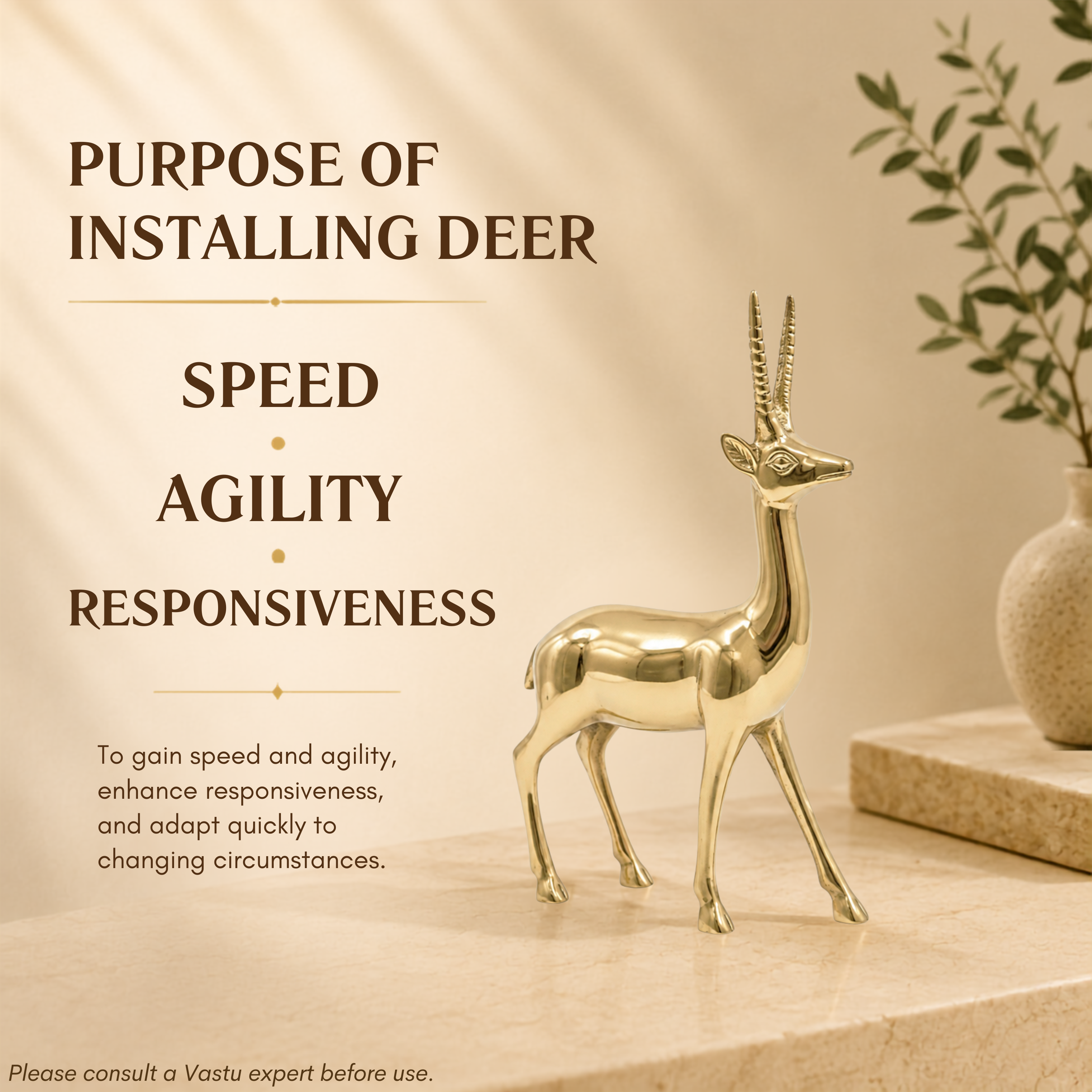 Destiny Star Stores BRASS BIG DEER