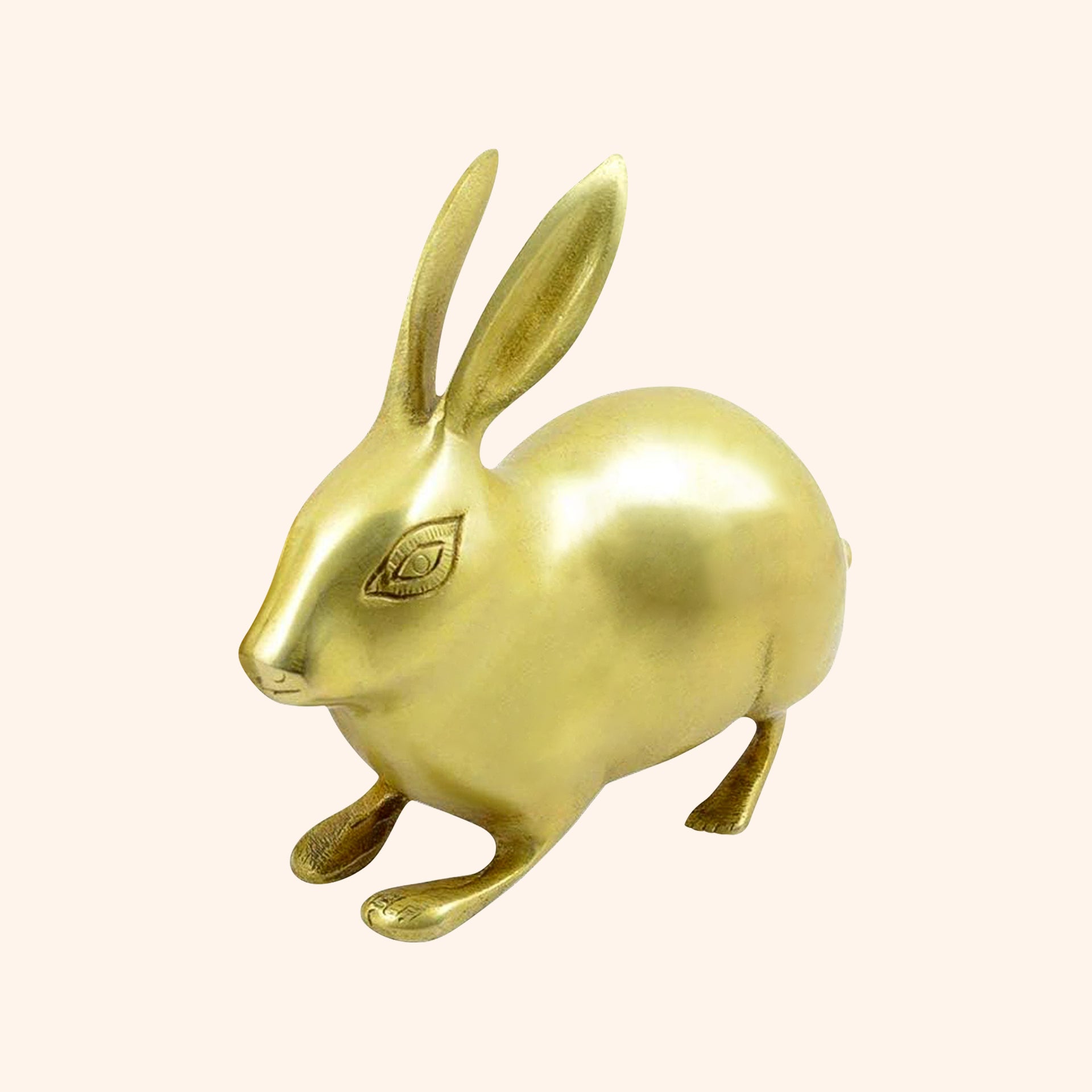 Destiny Star Stores BRASS BIG RABBIT PAIR