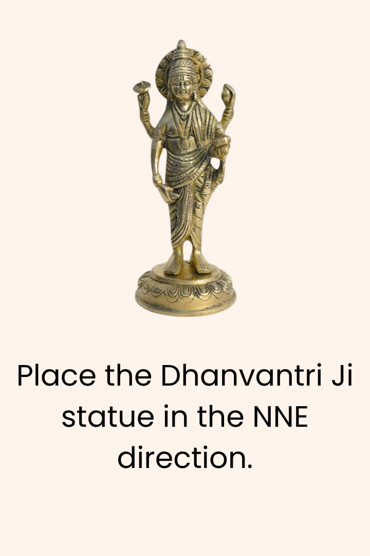 Destiny Star Stores BRASS DHANVANTRI STATUE