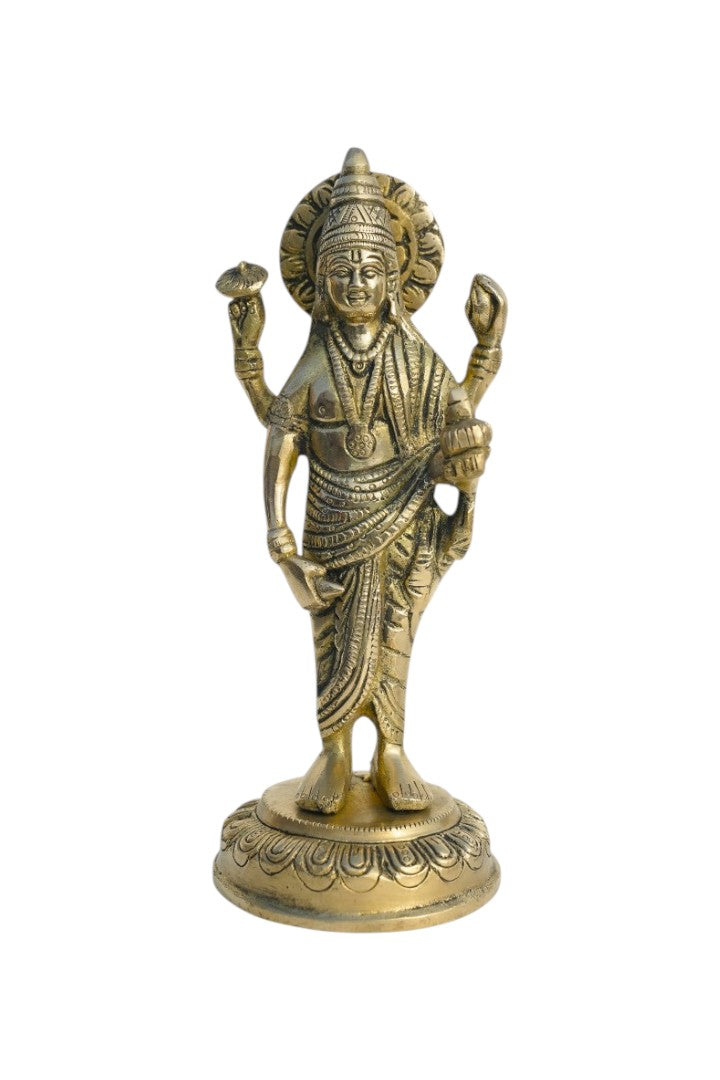 Destiny Star Stores BRASS DHANVANTRI STATUE