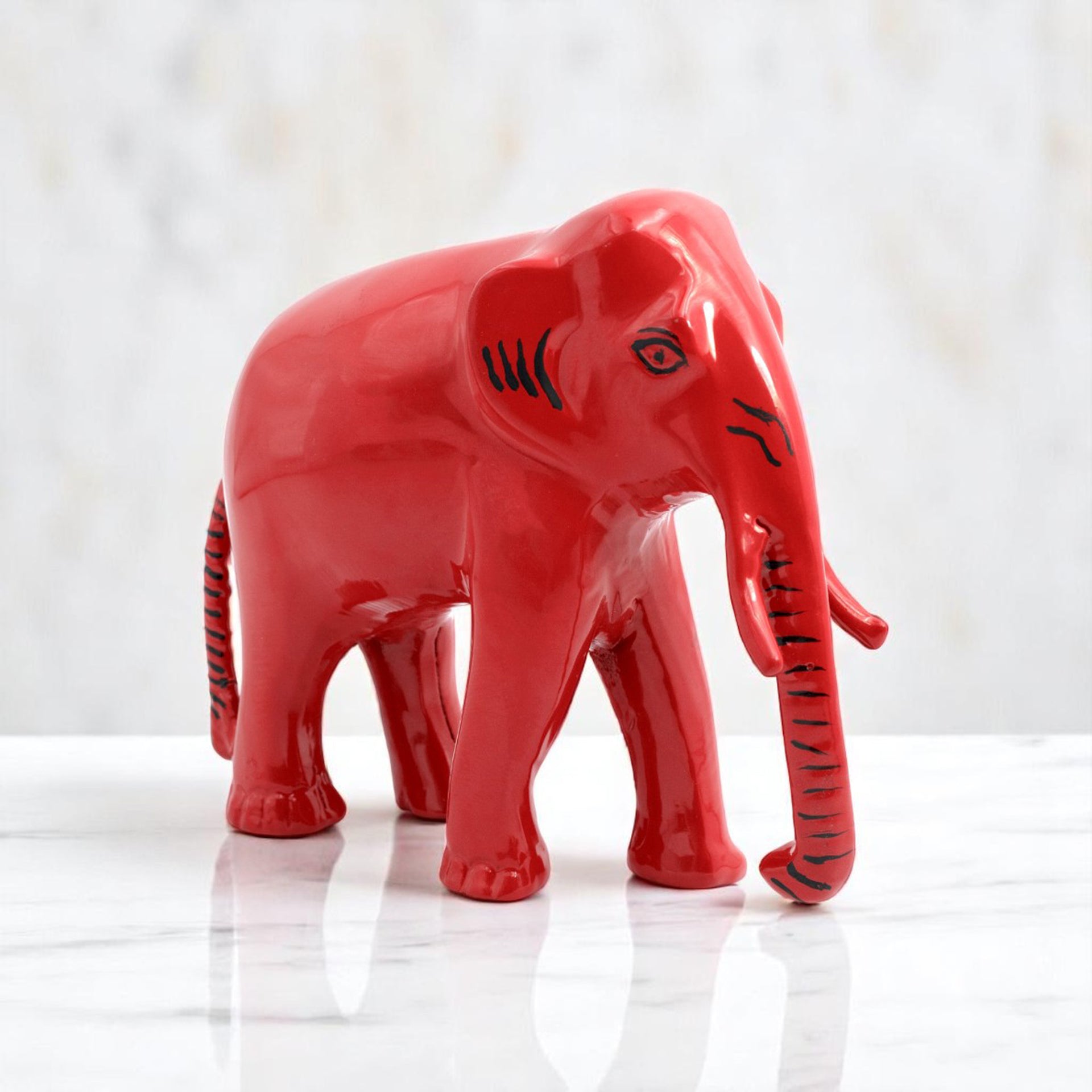 Destiny Star Stores BRASS RED ELEPHANT