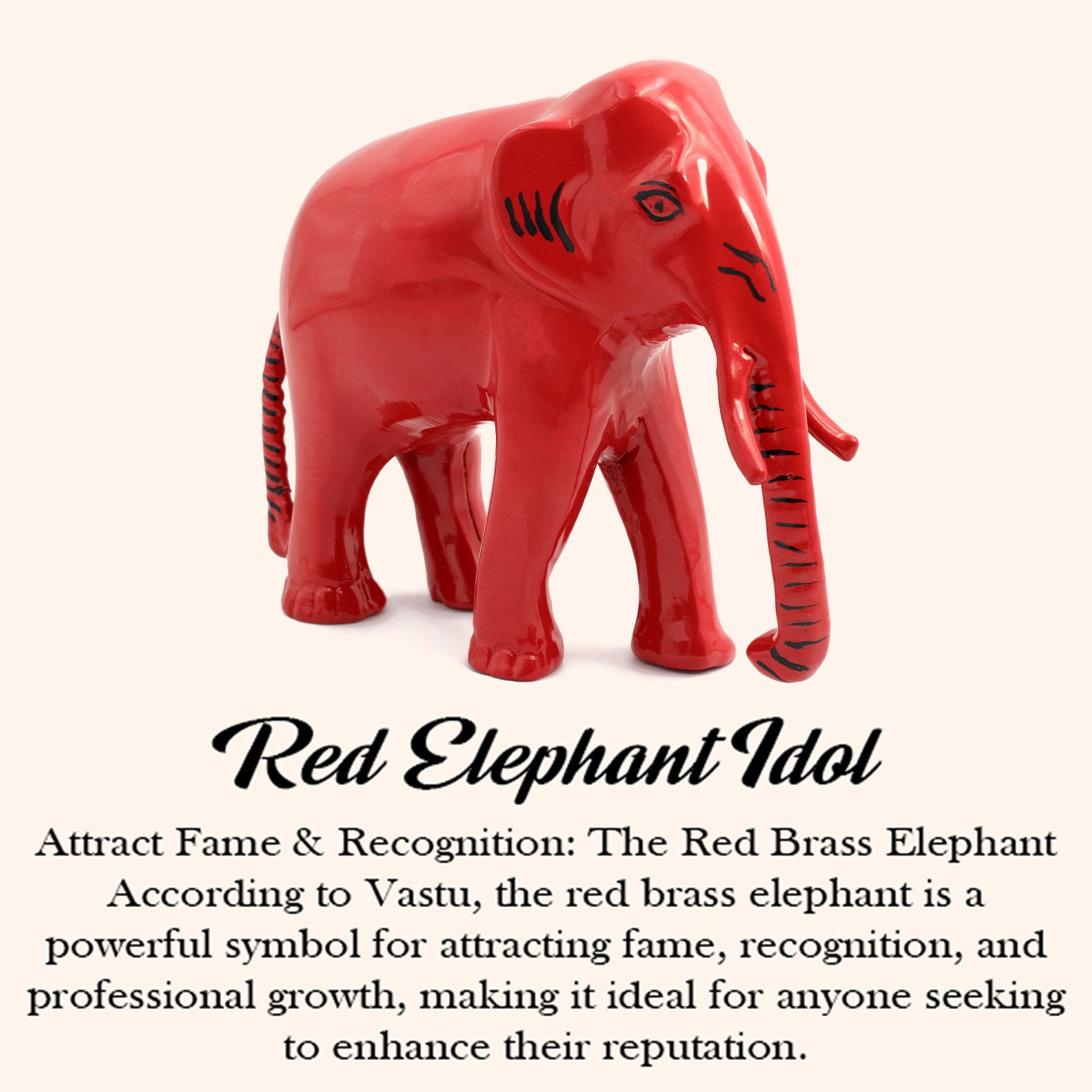 Destiny Star Stores BRASS RED ELEPHANT