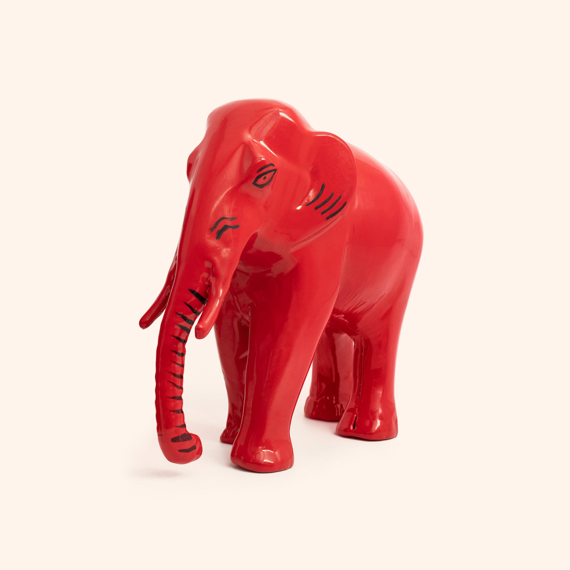 Destiny Star Stores BRASS RED ELEPHANT