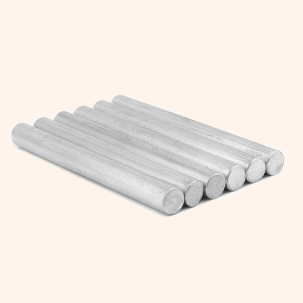 Destiny Star Stores ALUMINIUM 12MM ROUND STUD 3 INCH SET 6