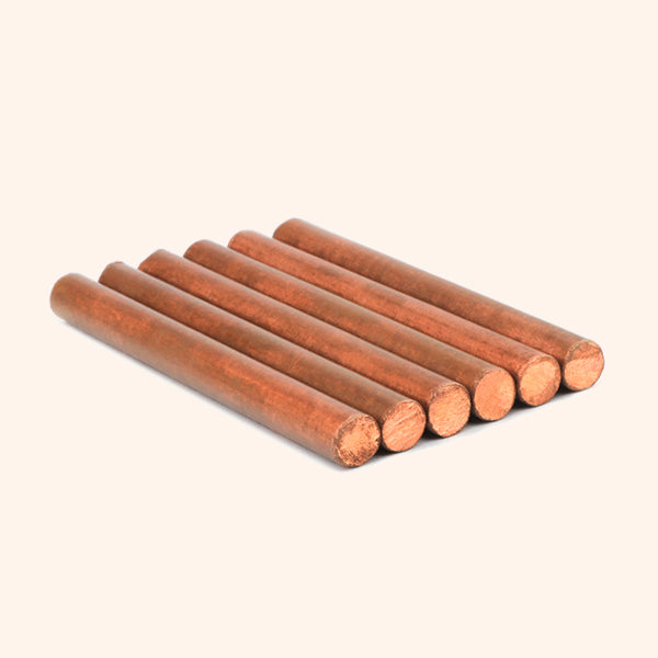 Destiny Star Stores COPPER ROUND STUD 3 INCH 8 MM SET 6