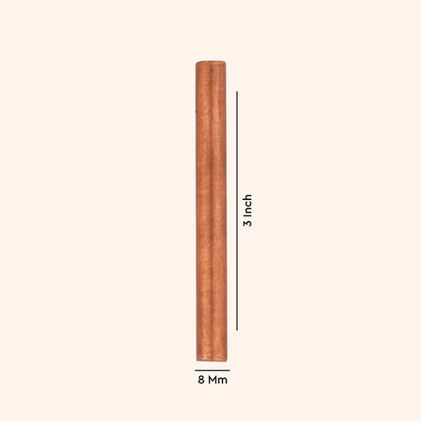Destiny Star Stores COPPER ROUND STUD 3 INCH 8 MM SET 6