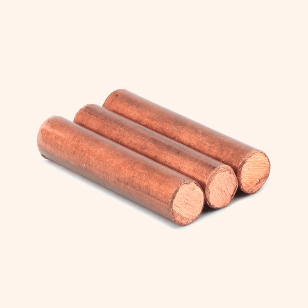 Destiny Star Stores COPPER ROUND STUD 1.5 INCH 8 MM SET 3
