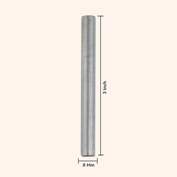 VASTU IRON ROUND STUD 3 INCH 8 MM SET 6