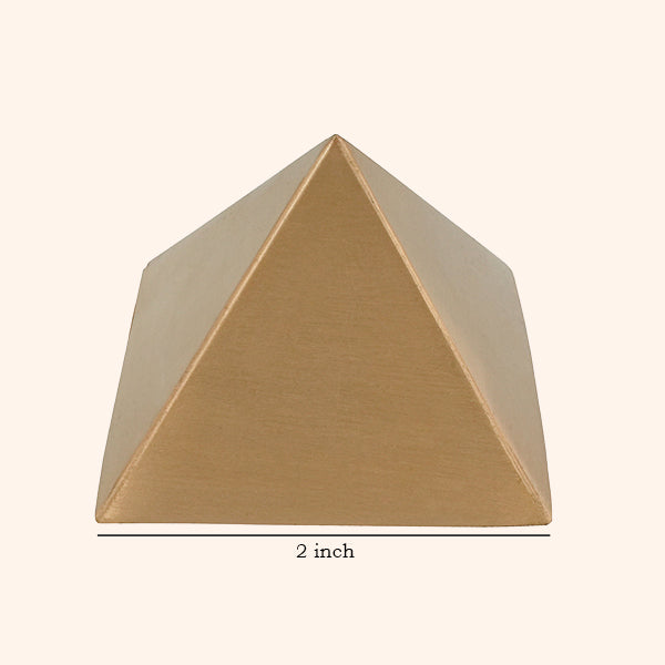 COPPER HOLLOW PLAIN PYRAMID 2 INCH SET 7