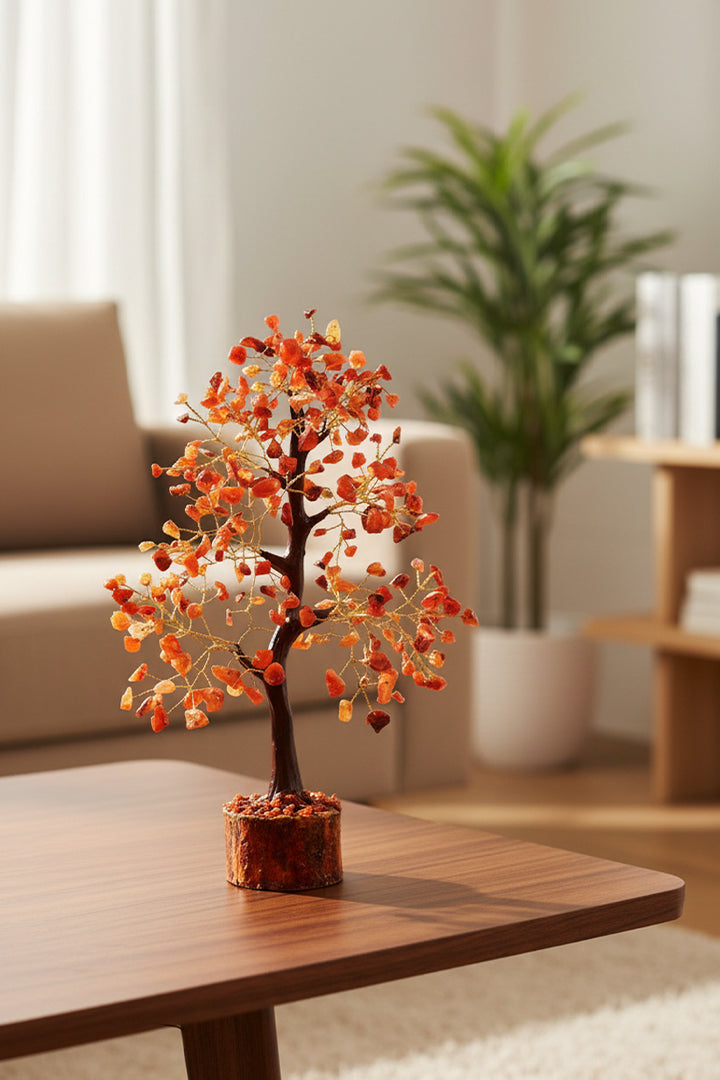 VASTU  RED JASPER TREE 600 BEADS  - Strength, Stability & Grounding Energy