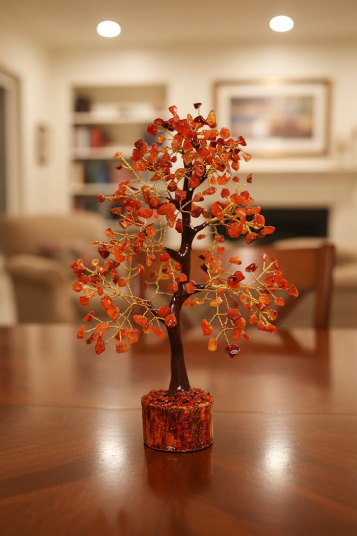 VASTU  RED JASPER TREE 600 BEADS  - Strength, Stability & Grounding Energy