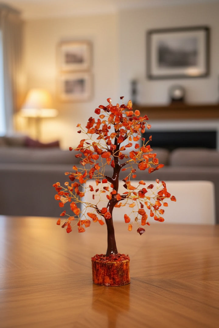 VASTU  RED JASPER TREE 600 BEADS  - Strength, Stability & Grounding Energy