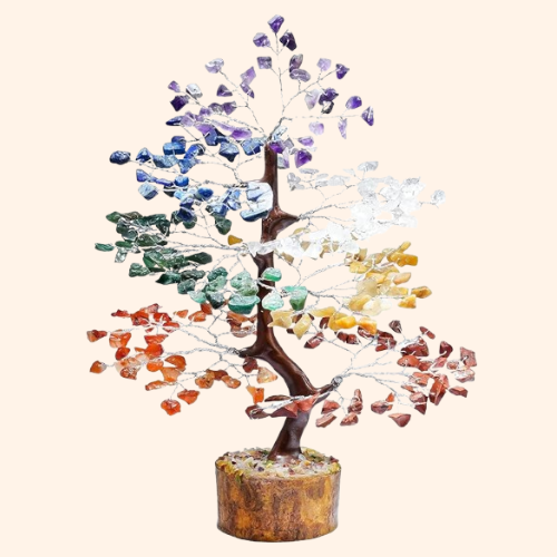 SEVEN CHAKRA TREE 600 BEADS - Energy, Balance & Elegant Décor