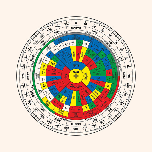 Destiny Star Stores HINDI SHAKTI CHAKRA 6 INCH