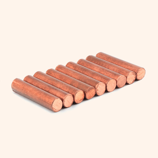 Destiny Star Stores COPPER ROUND STUD 1.5 INCH 8 MM SET 9