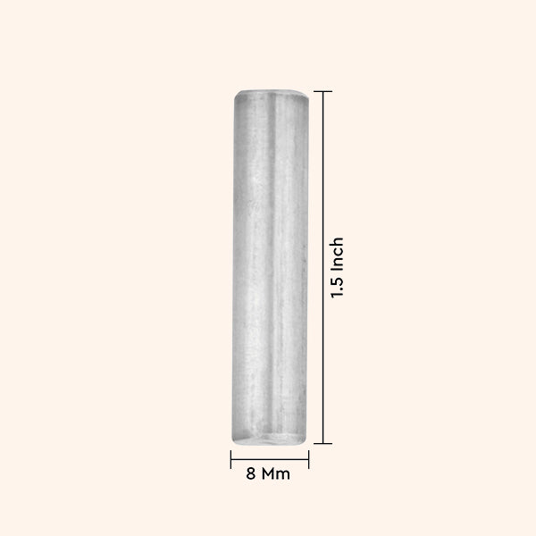 Destiny Star Stores STAINLESS STEEL ROUND STUD 1.5 INCH 8 MM SET 3