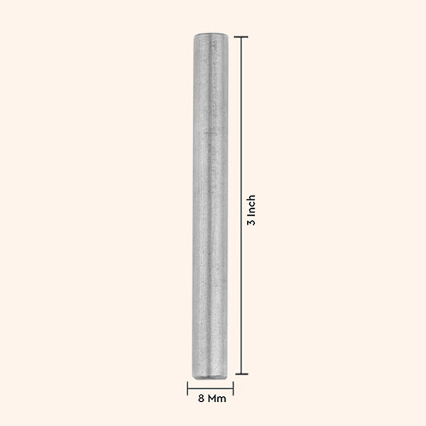 Destiny Star Stores STAINLESS STEEL ROUND STUD 3INCH 8MM SET 3