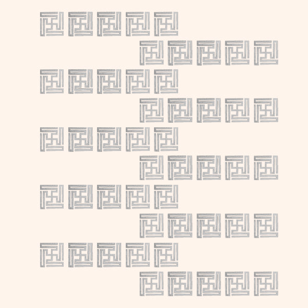 Destiny Star Stores TRI DHATU NANDAVRAT SWASTIK 2 CM (APPROX) 50 PCS