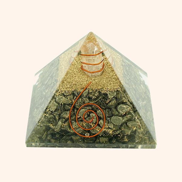 2 INCH PYRITE CRYSTAL PYRAMID -  Wealth & Focus Energy Generator