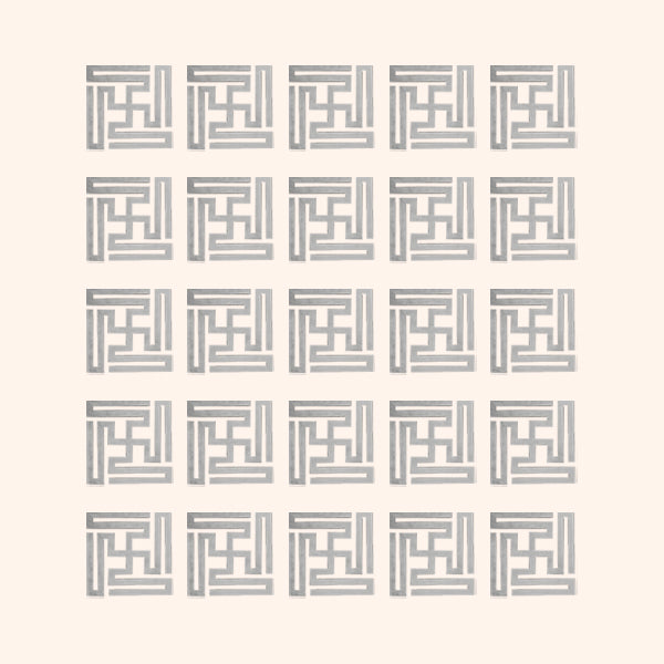 Destiny Star Stores TRI DHATU NANDAVRAT SWASTIK 2 CM (APPROX) 500 PCS