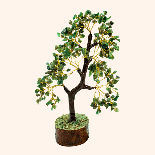 GREEN AVENTURINE TREE 300 BEADS - Growth, Prosperity & Heart Healing Energy