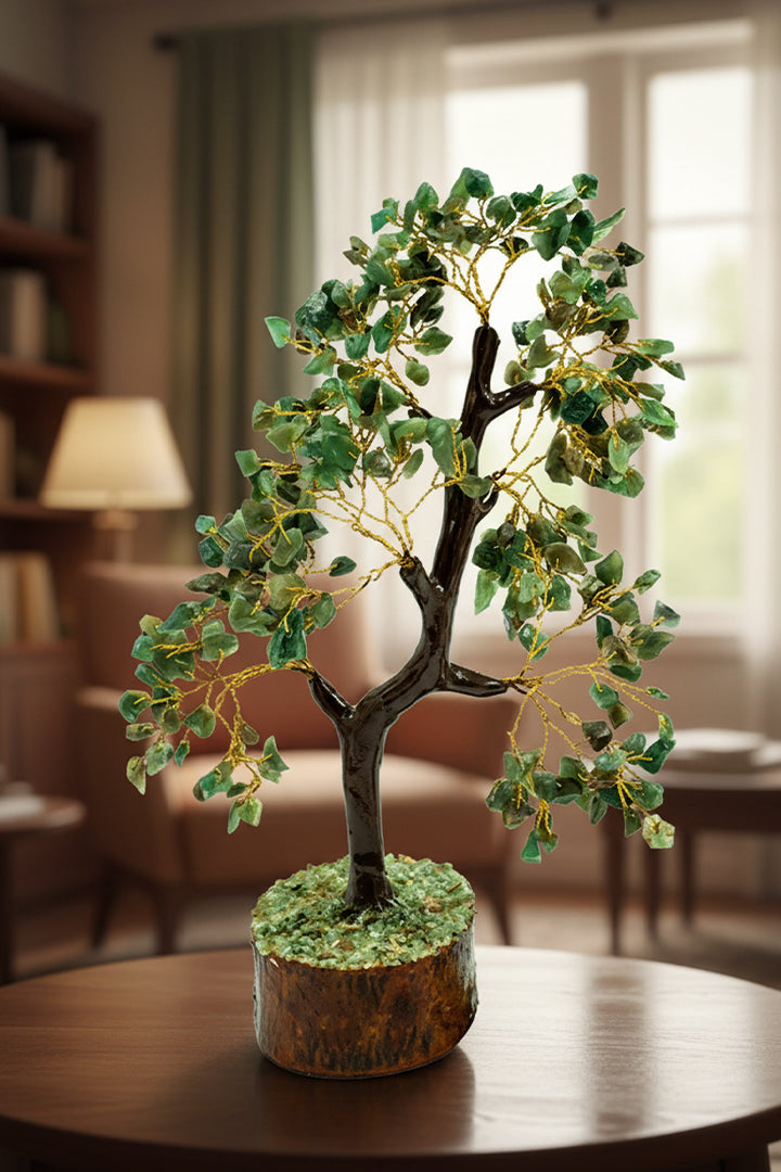 GREEN AVENTURINE TREE 300 BEADS - Growth, Prosperity & Heart Healing Energy