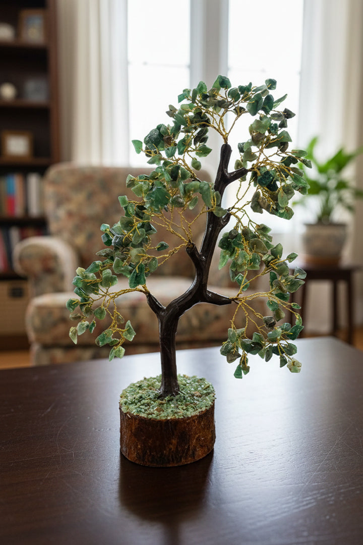 GREEN AVENTURINE 600 BEADS TREE - Growth, Prosperity & Heart Healing Energy