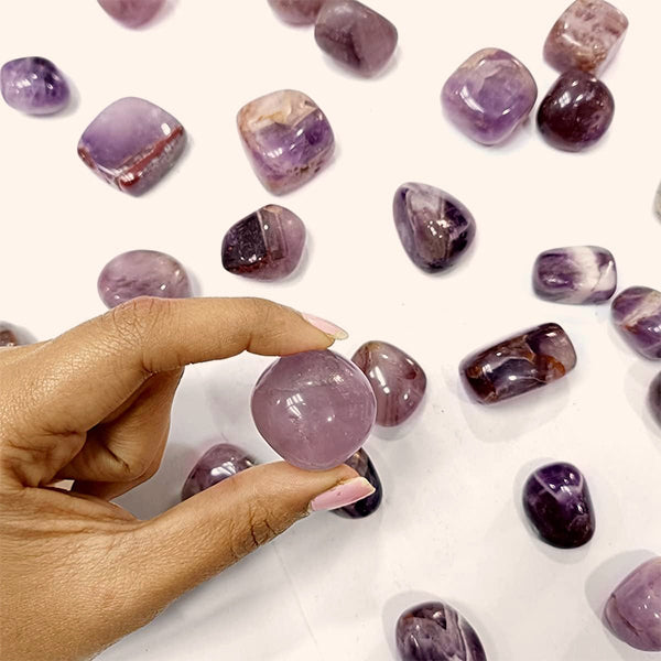 AMETHYST CRYSTAL TUMBLE 100 GRAM - Calmness, Healing & Positive Energy